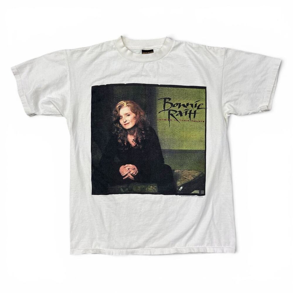 Vintage 1994 Bonnie Raitt Longing In Their Hearts Tour T Shirt L Brockum Band